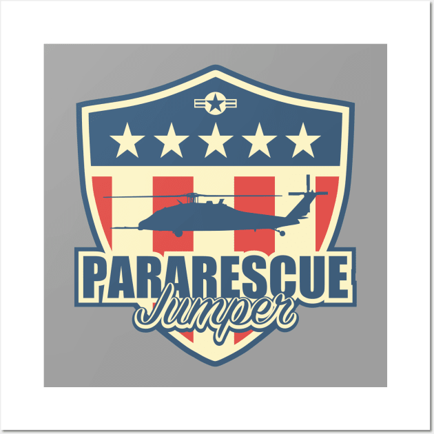 US Pararescue - HH-60 Pave Hawk Wall Art by TCP